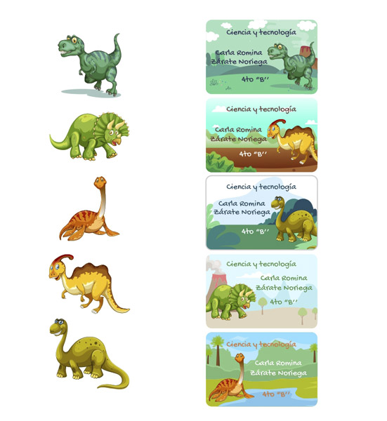 Dinosaur cuadernos