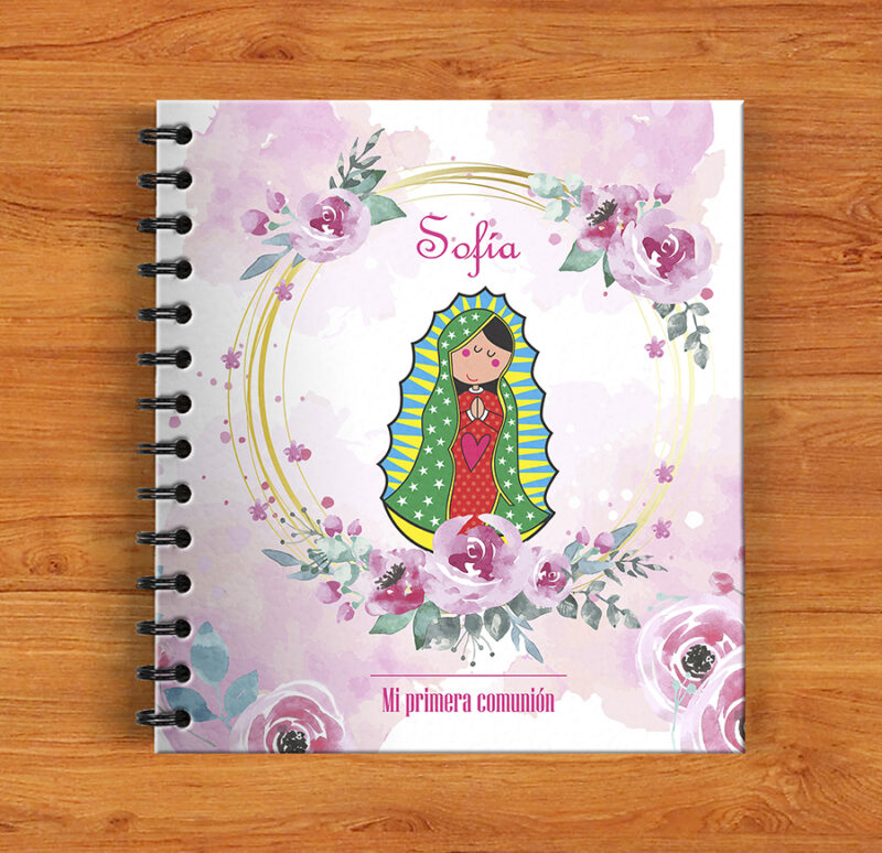 album de fotos mi primer comunion virgencita de guadalupe