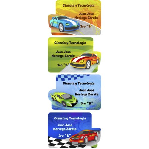 Racing Cars cuadernos 1