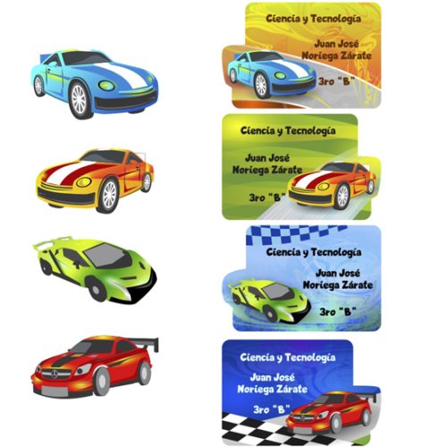 Racing Cars cuadernos