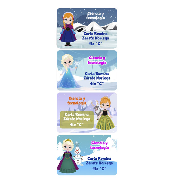 snow princess cuadernos 1
