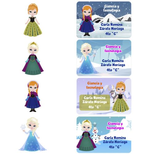 snow princess cuadernos