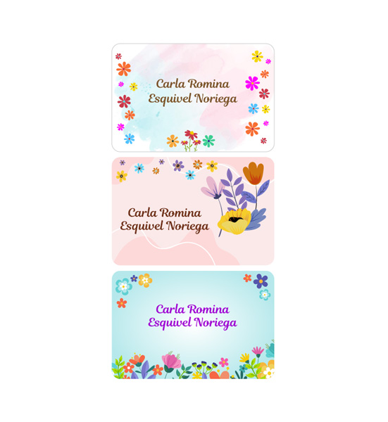 Etiquetas para regalo – Flowers
