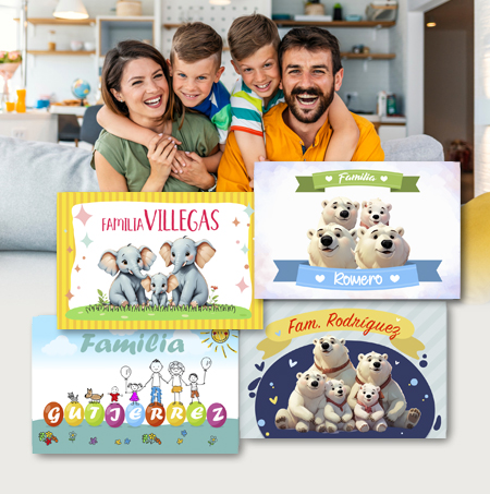 Etiquetas Regalos familia alcole