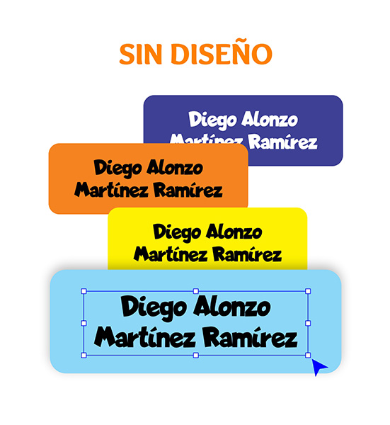 Etiquetas para Ropa Sin diseño