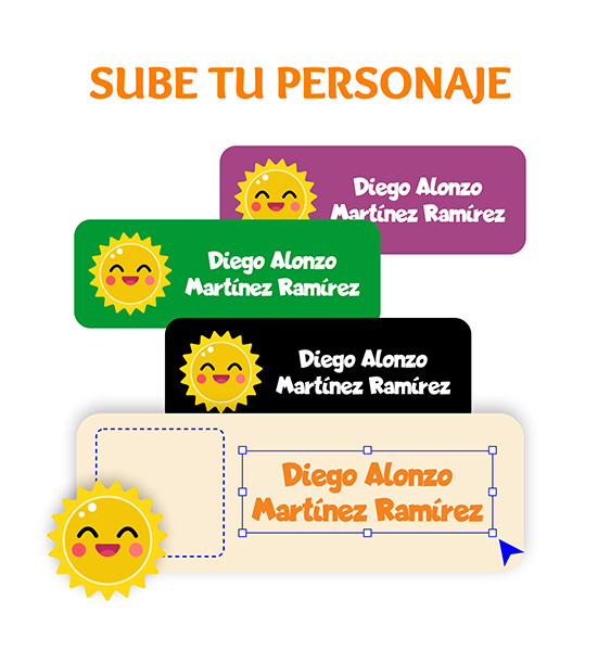 Etiquetas para Ropa Sube tu personaje