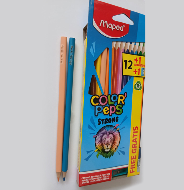 Colores Grabados con Láser